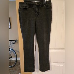 St. John's Bay Faded Black Denim Jeans Sz 14